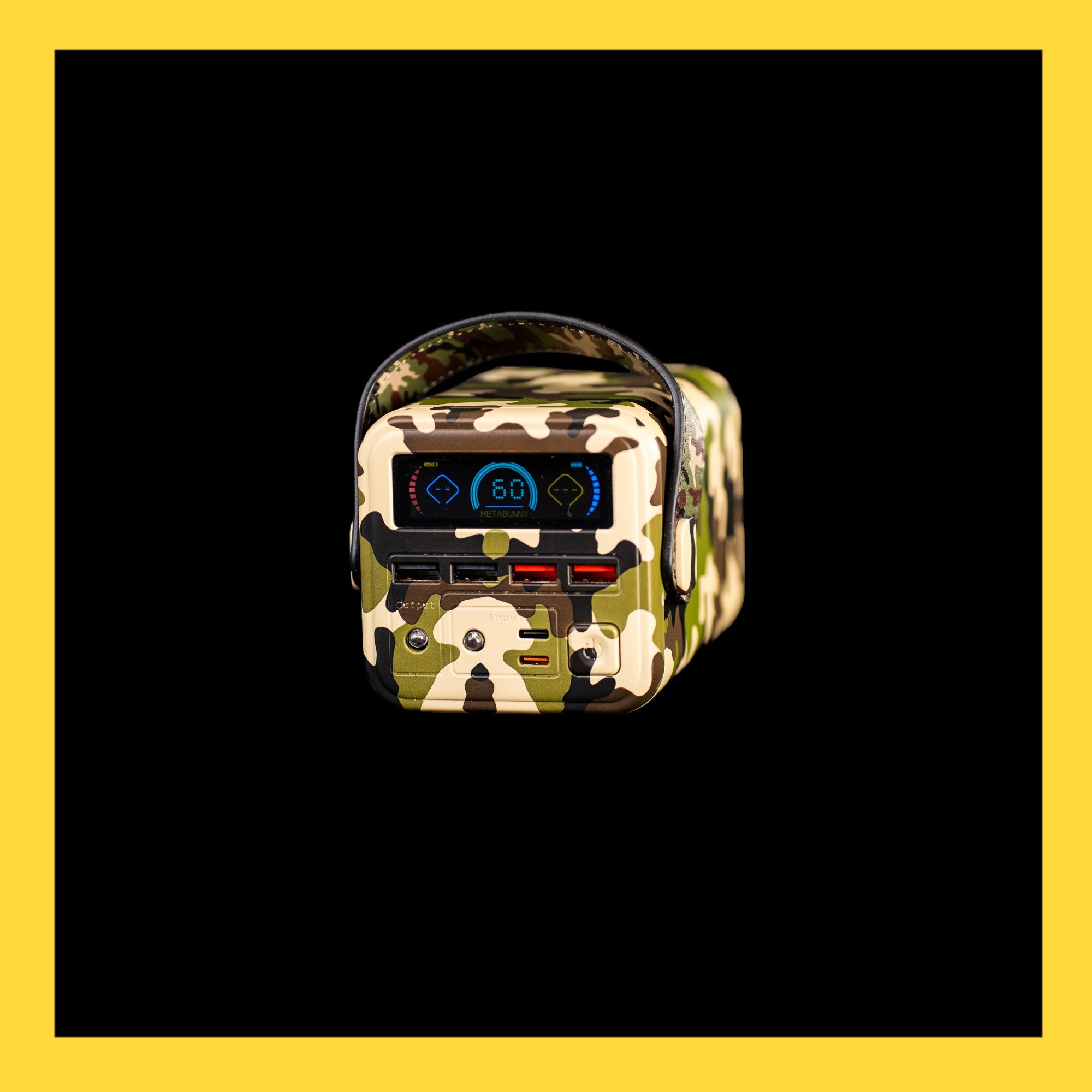 Power Bank 60000mAh Camouflage - Charge Rapide, Pour Pêche Power Bank 60000mAh Camouflage - Charge Rapide, Pour Pêche
