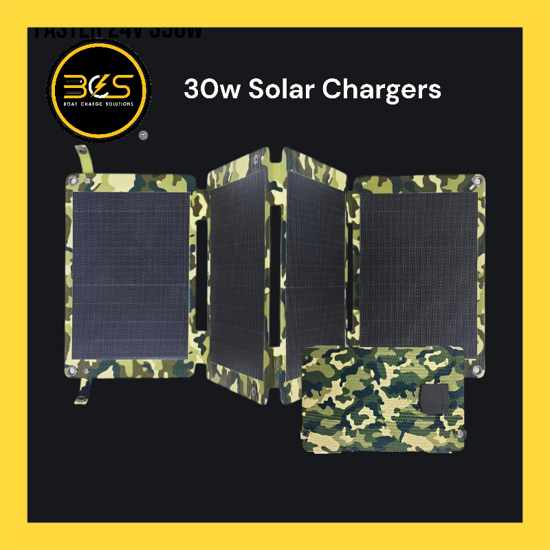 30w Solar charger Camo Style for light use....