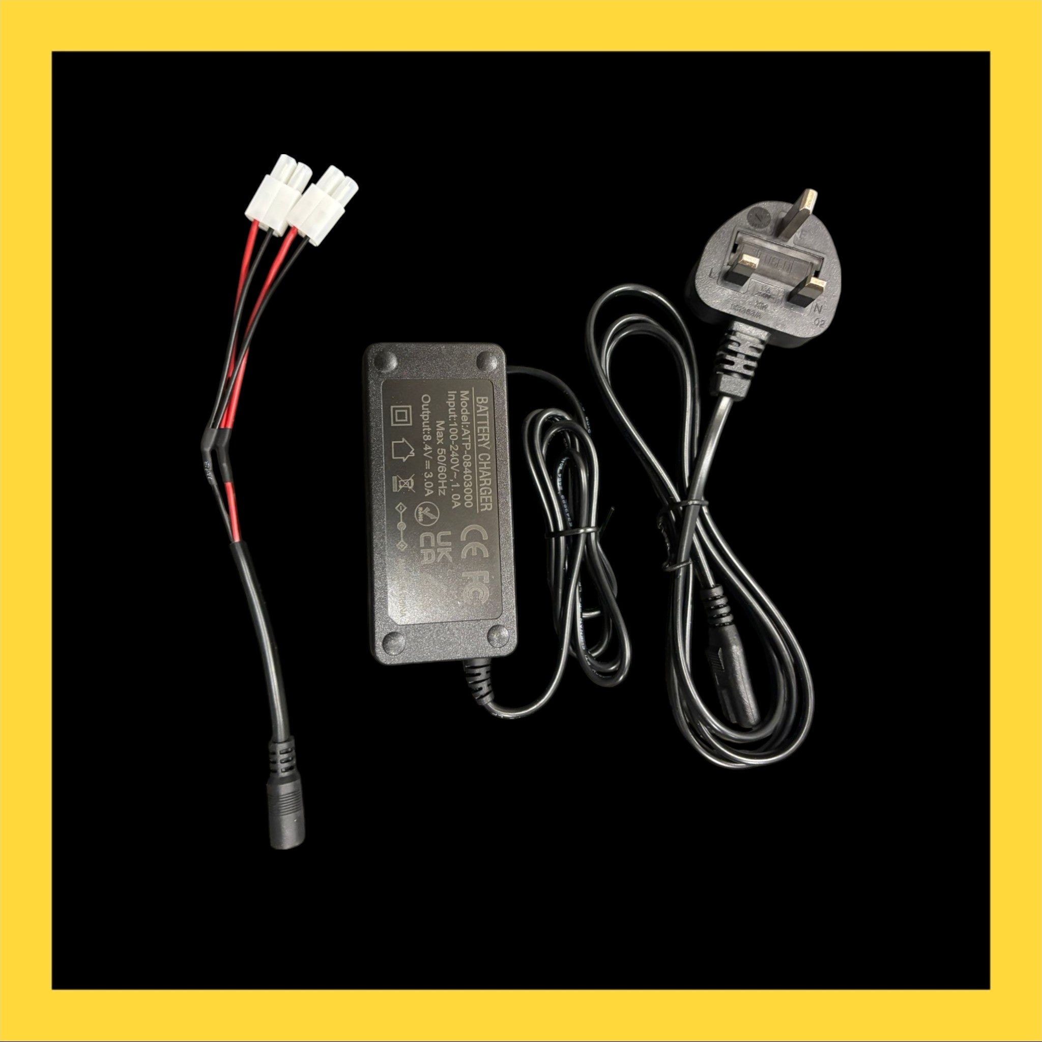 8.4v Lithium battery charger - Angling technics battereies