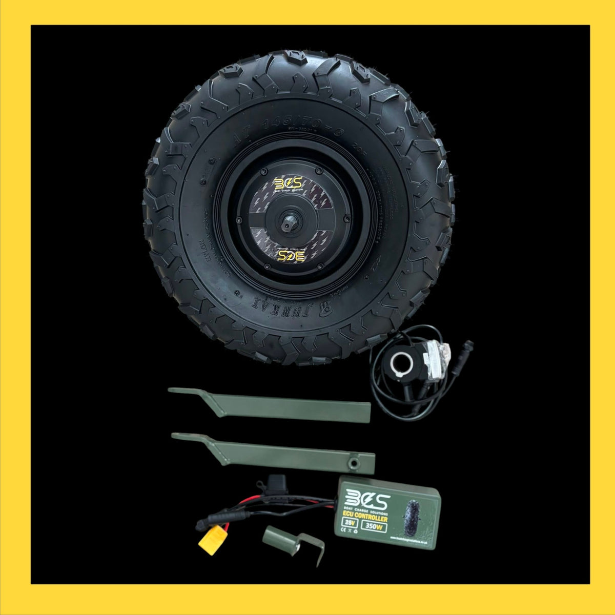Fox Transporter Full Barrow Conversion Kit / Wheel Kit - Boat Charge Solutions