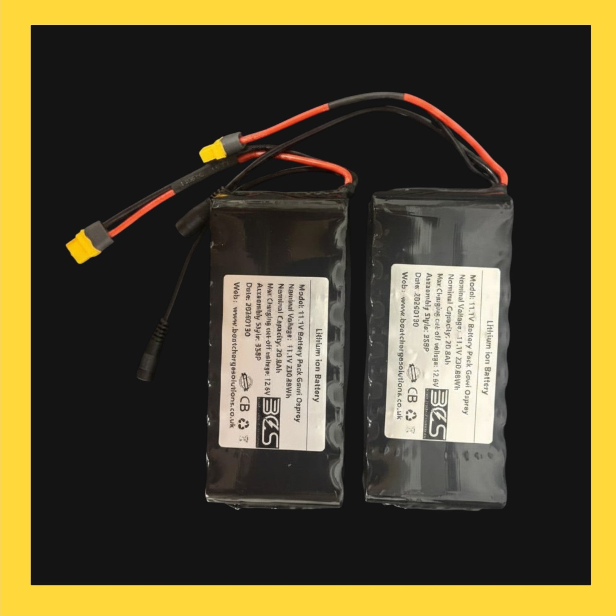 Gowi Osprey Bait Boat Batteries 21ah ( Pair )