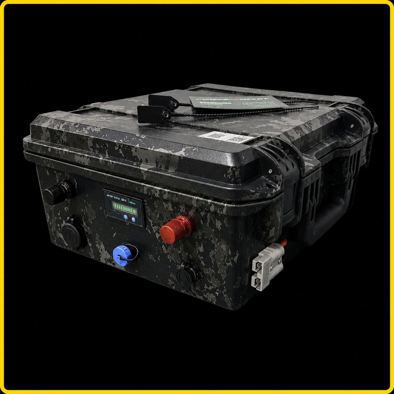 Coming Soon LiFePO₄ 12.8V 100Ah deep cycle battery (model LFP1215z JC) with 6000+ cycles and integrated BMS. - Boat Charge Solutions