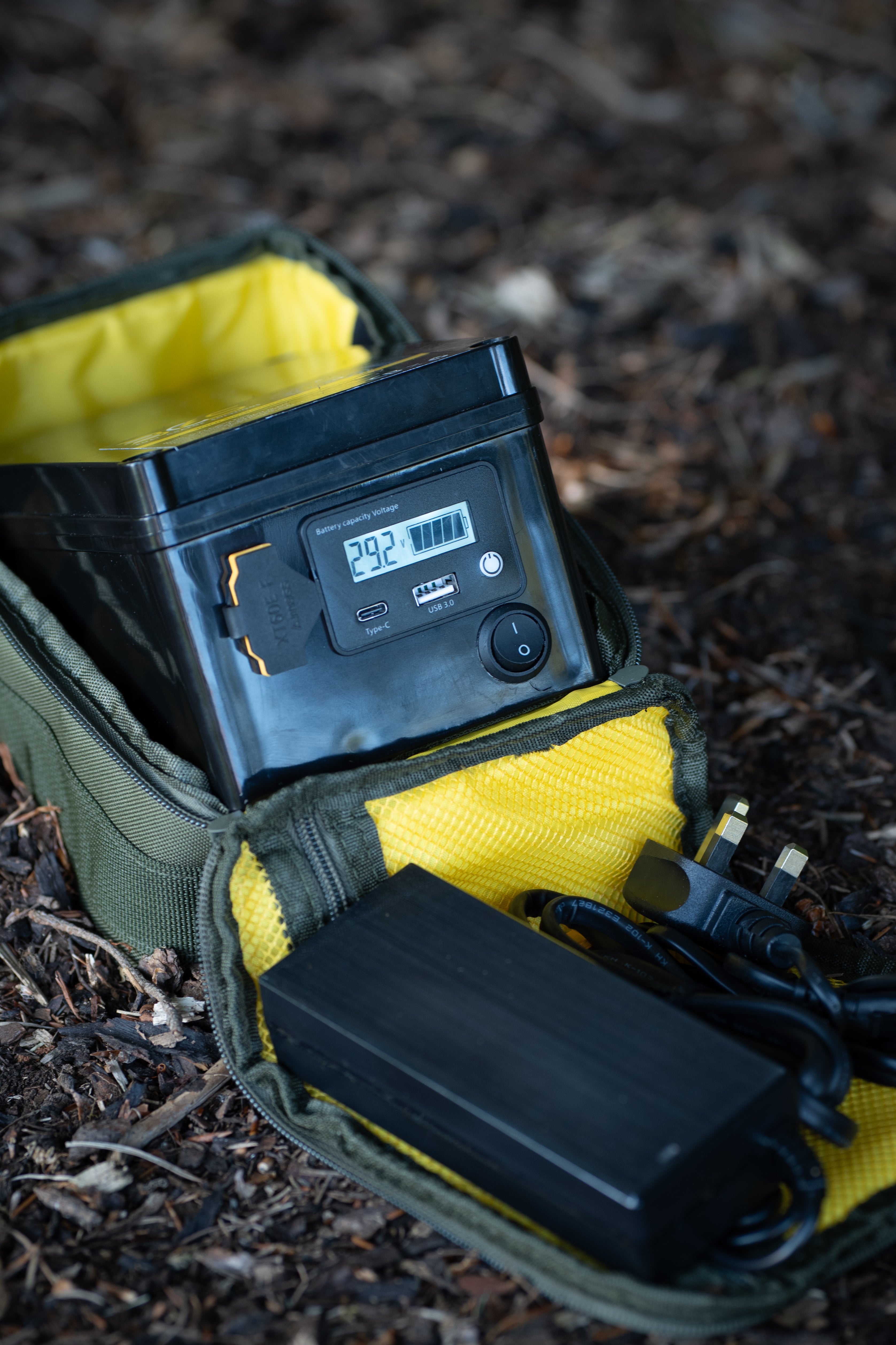 Green Tackle & Battery Bag