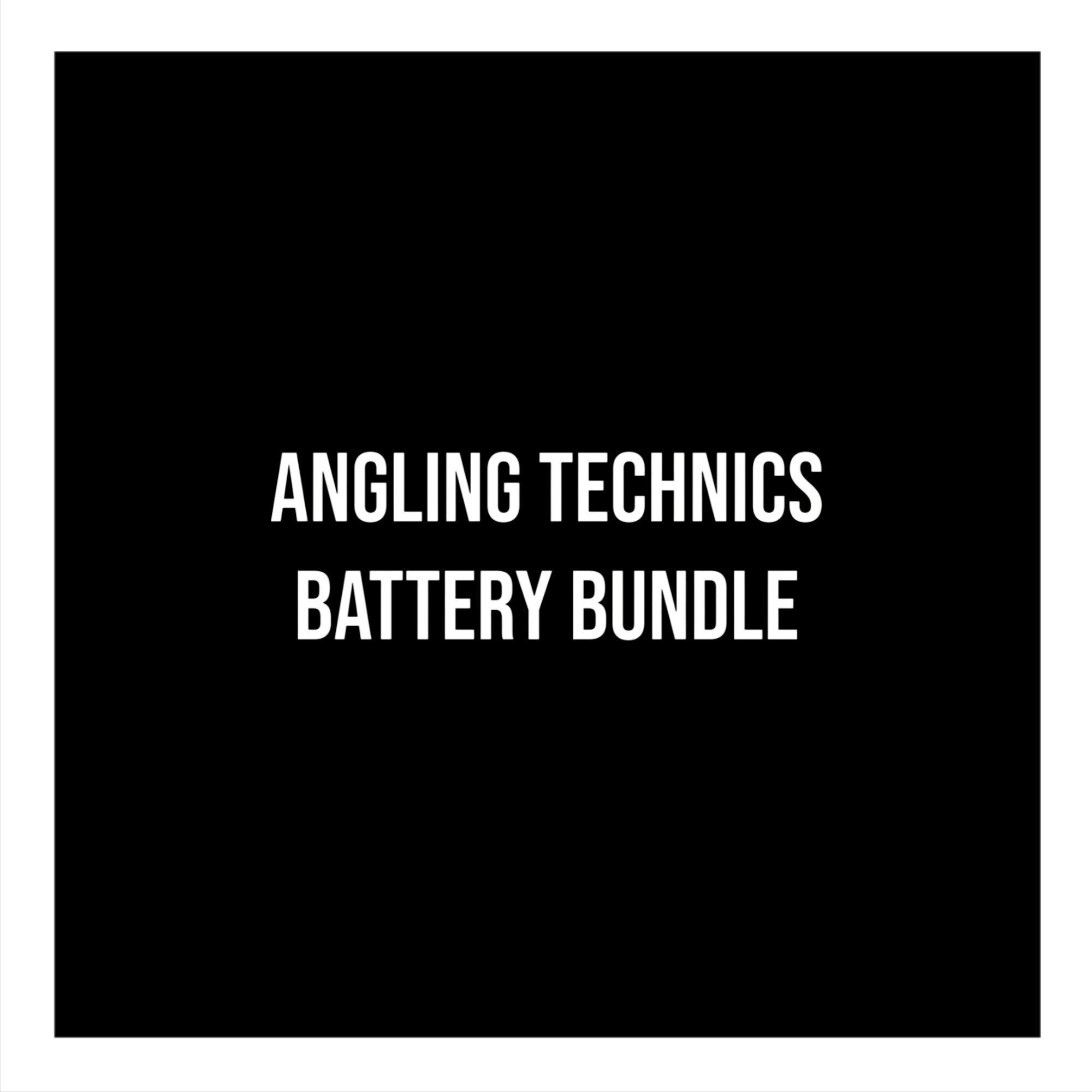 Anngling Techniocs MK1 / MK2 / Mk3 / HD  Lithium Bait Boat Battery Bundle