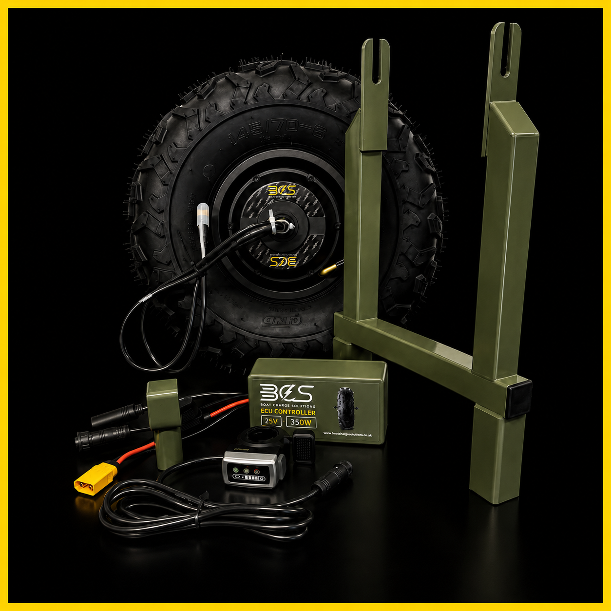 Fox Transporter Full Barrow Conversion Kit / Wheel Kit - Boat Charge Solutions