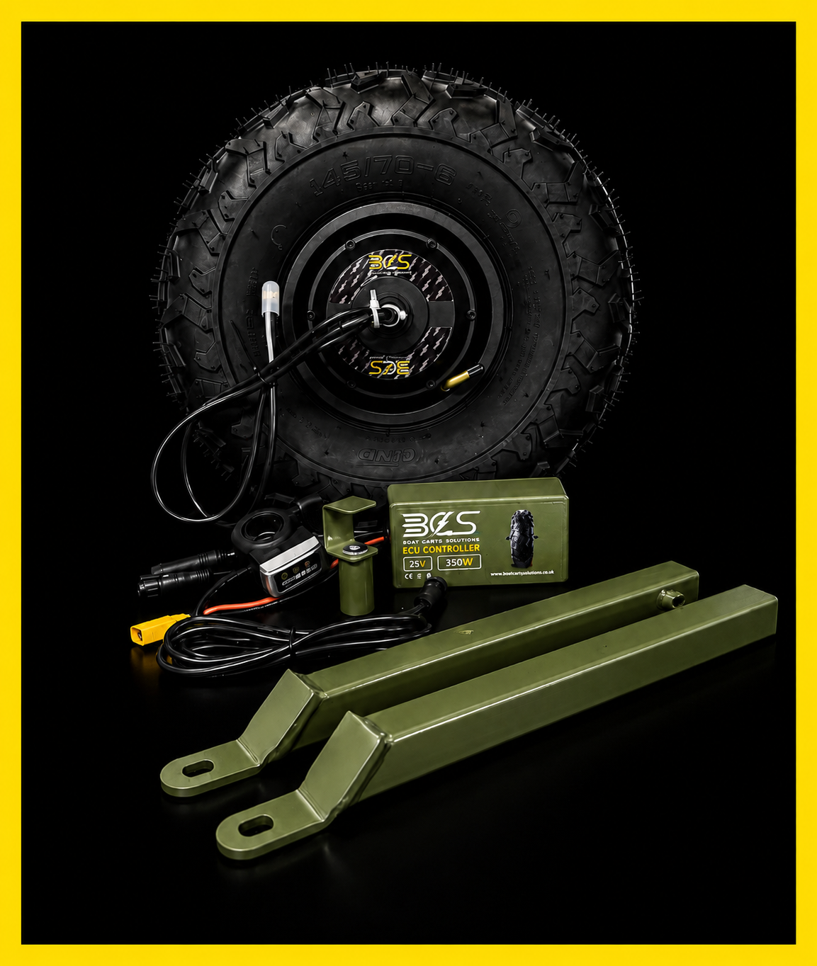 Carp Poter Mk4 Evo full conversion kit & wheel kits - Boat Charge Solutions