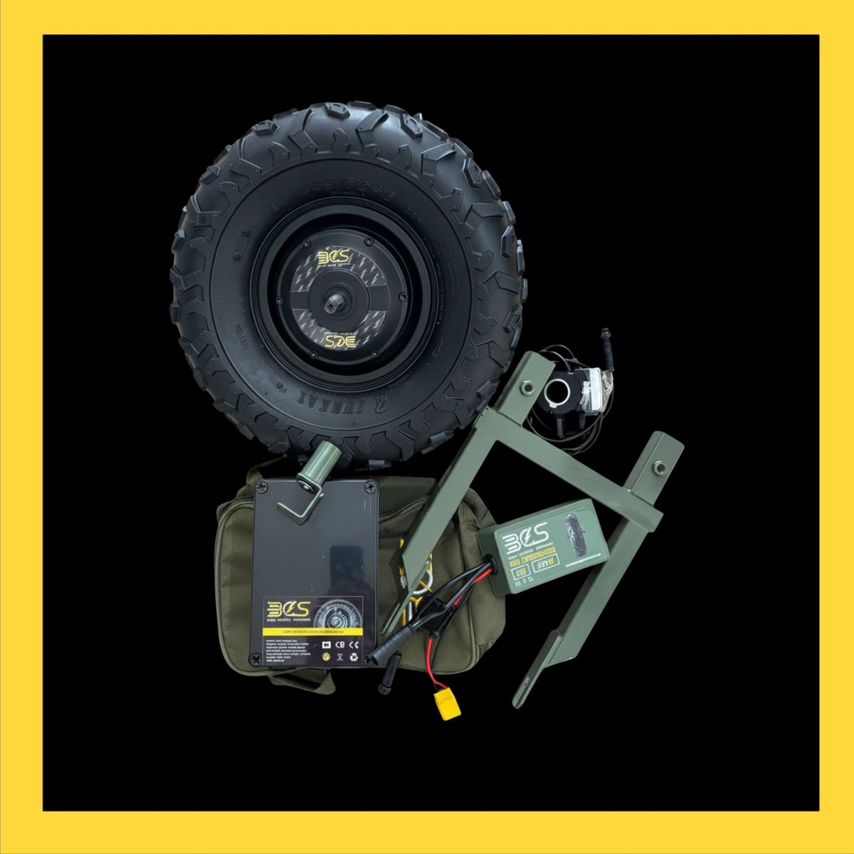 Fox Transporter Full Barrow Conversion Kit / Wheel Kit - Boat Charge Solutions